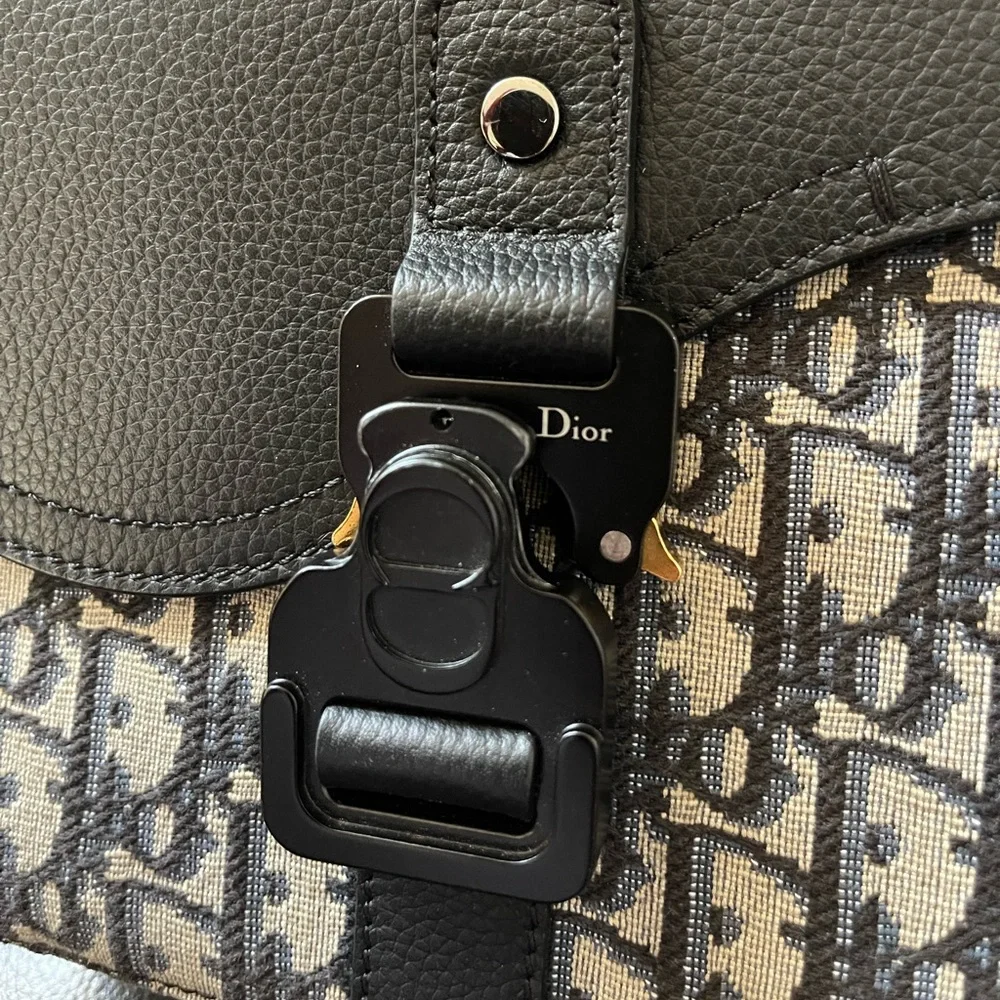 Dior Small Saddle Messenger Bag with Flap